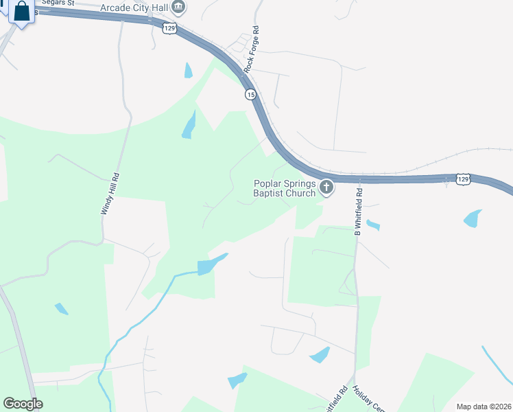 map of restaurants, bars, coffee shops, grocery stores, and more near 261 Tyler Way in Jefferson