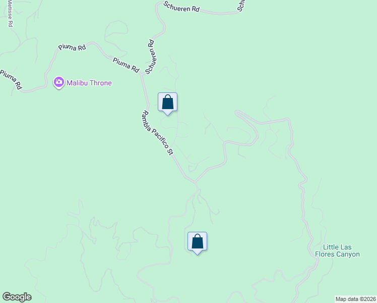 map of restaurants, bars, coffee shops, grocery stores, and more near 23309 West Paloma Blanca Drive in Malibu