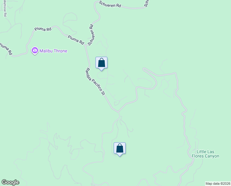 map of restaurants, bars, coffee shops, grocery stores, and more near 23309 West Paloma Blanca Drive in Malibu