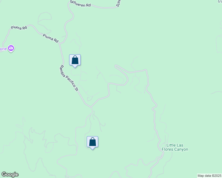 map of restaurants, bars, coffee shops, grocery stores, and more near 1990 Las Flores Canyon Road in Malibu