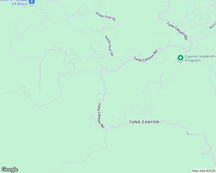 map of restaurants, bars, coffee shops, grocery stores, and more near 2840 Tuna Canyon Road in Los Angeles County