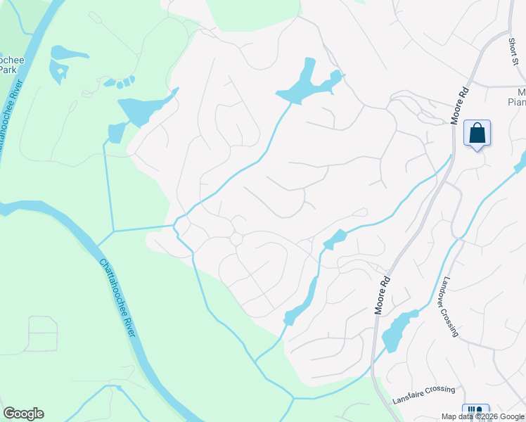 map of restaurants, bars, coffee shops, grocery stores, and more near 982 Little Darby Lane in Suwanee