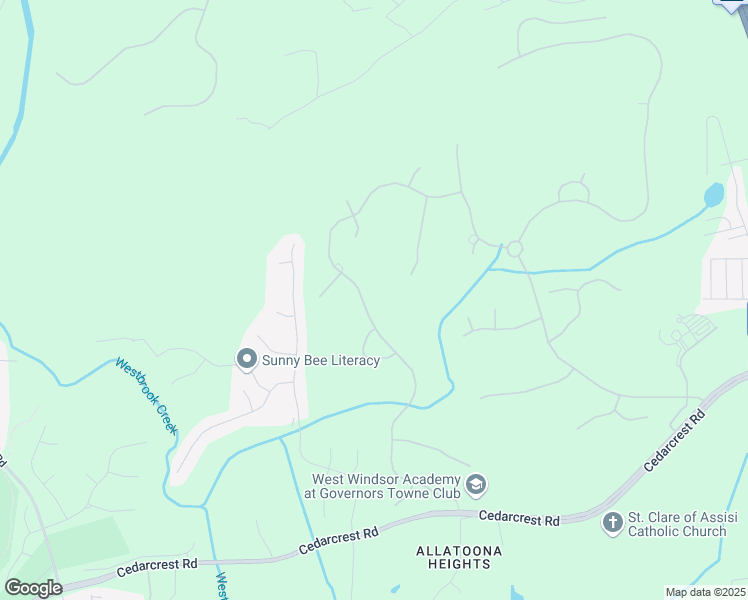map of restaurants, bars, coffee shops, grocery stores, and more near 583 Carl Sanders Drive in Acworth