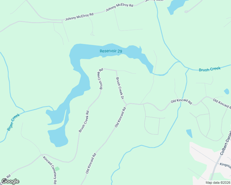 map of restaurants, bars, coffee shops, grocery stores, and more near 2192 Brush Creek Drive in Colbert