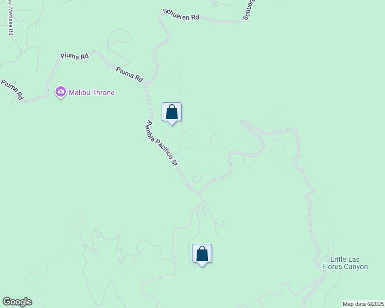 map of restaurants, bars, coffee shops, grocery stores, and more near 23310 Pompano Street in Malibu