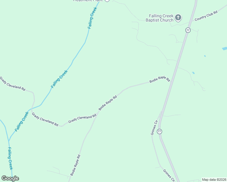 map of restaurants, bars, coffee shops, grocery stores, and more near 1100 Bodie Rayle Road in Elberton