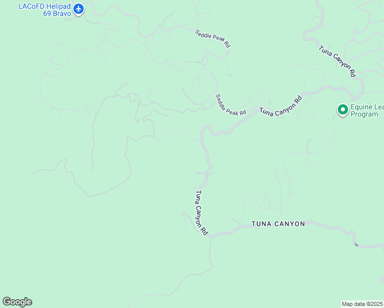 map of restaurants, bars, coffee shops, grocery stores, and more near 2825 Tuna Canyon Road in Topanga