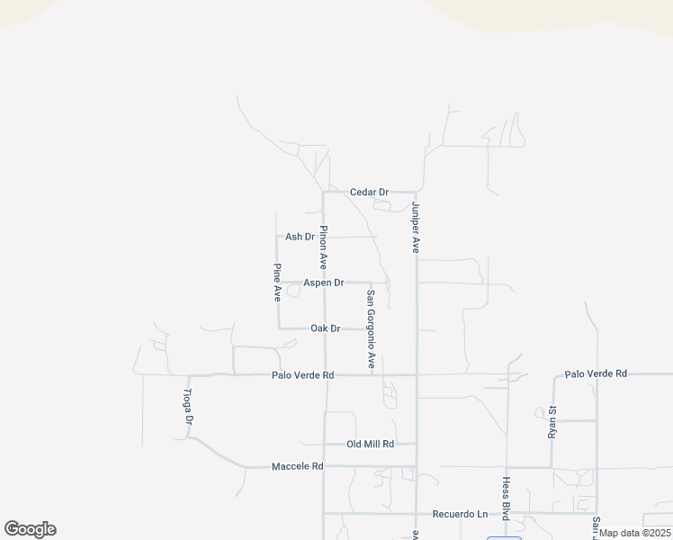 map of restaurants, bars, coffee shops, grocery stores, and more near 10277 Pinon Avenue in Morongo Valley