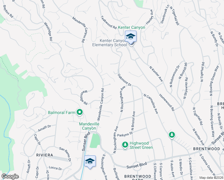 map of restaurants, bars, coffee shops, grocery stores, and more near 1744 Reedvale Lane in Los Angeles