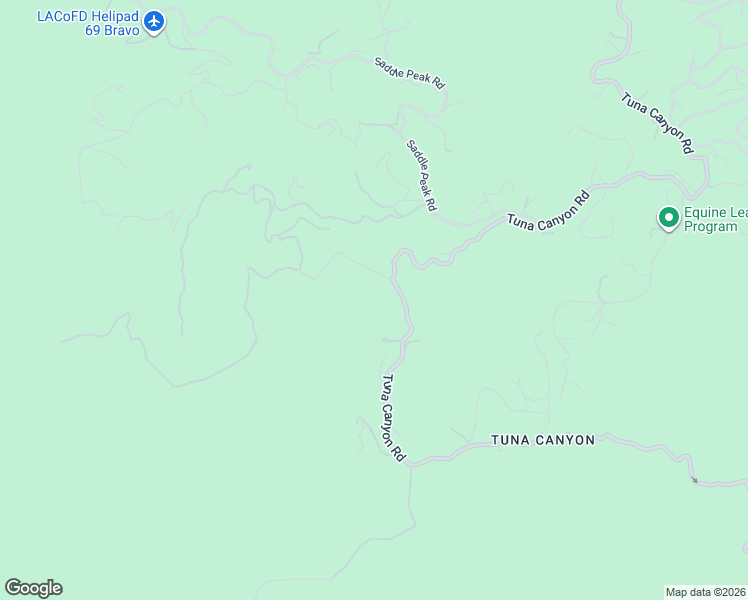 map of restaurants, bars, coffee shops, grocery stores, and more near 2825 Tuna Canyon Road in Topanga