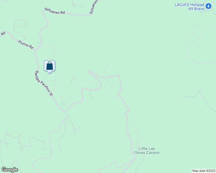 map of restaurants, bars, coffee shops, grocery stores, and more near 2315 Live Oak Meadows Road in Malibu