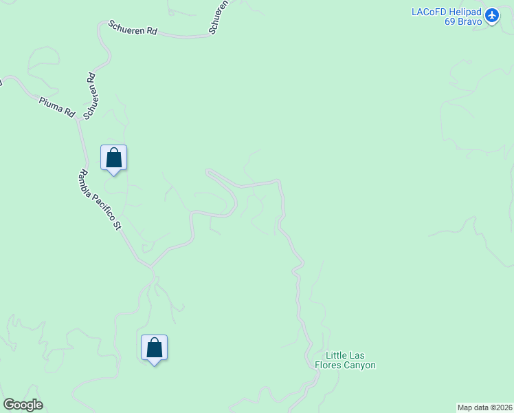 map of restaurants, bars, coffee shops, grocery stores, and more near 2315 Live Oak Meadows Road in Malibu
