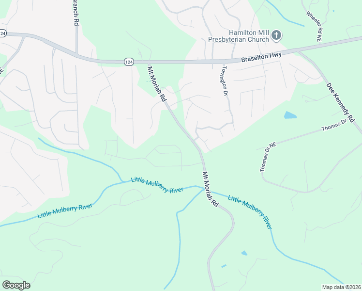 map of restaurants, bars, coffee shops, grocery stores, and more near 1280 Mount Moriah Road in Auburn