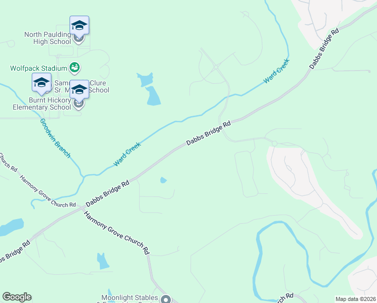 map of restaurants, bars, coffee shops, grocery stores, and more near 2138 Dabbs Bridge Road in Dallas