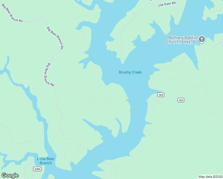 map of restaurants, bars, coffee shops, grocery stores, and more near 124 Amanda’s Way in Double Springs