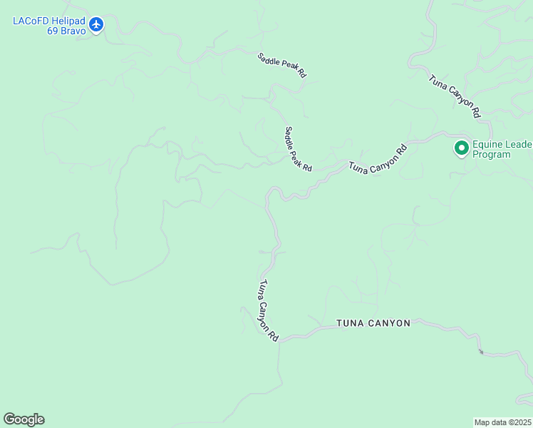 map of restaurants, bars, coffee shops, grocery stores, and more near 2825 Tuna Canyon Road in Topanga