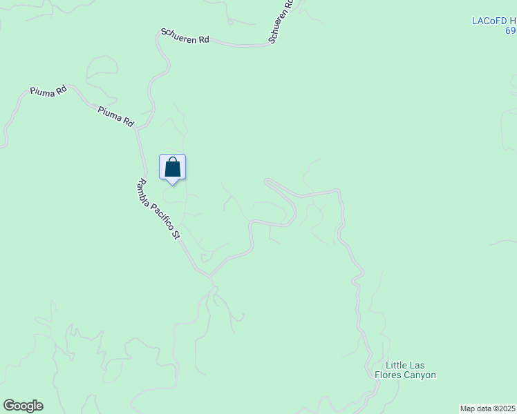 map of restaurants, bars, coffee shops, grocery stores, and more near 2050 Las Flores Canyon Road in Malibu