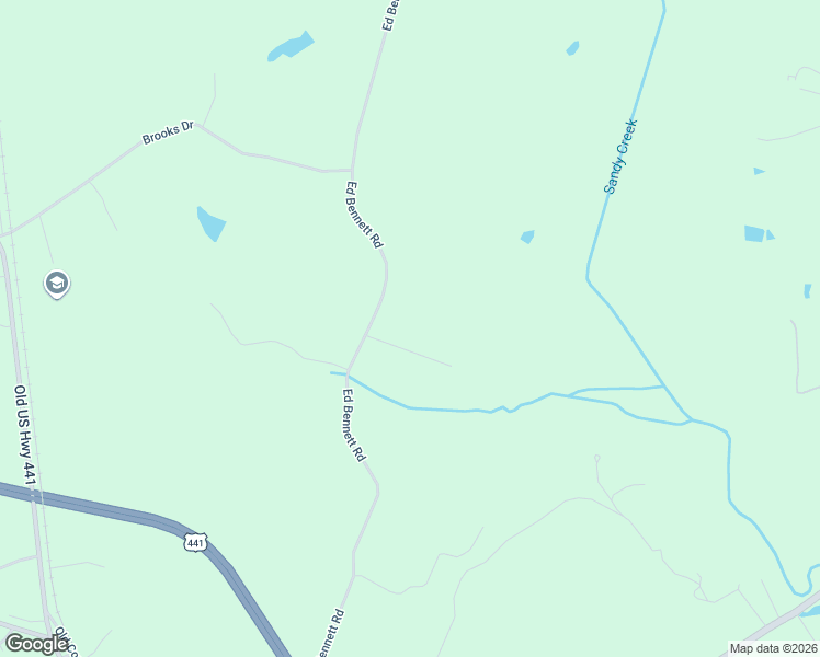 map of restaurants, bars, coffee shops, grocery stores, and more near 1153 Ed Bennett Road in Nicholson