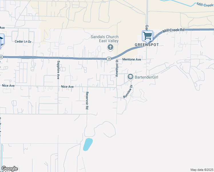 map of restaurants, bars, coffee shops, grocery stores, and more near 55 Timothy Drive in Mentone