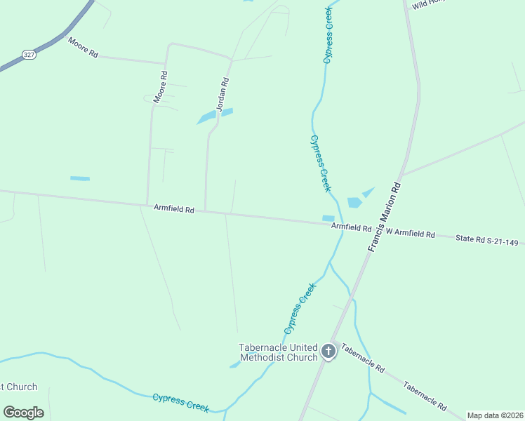 map of restaurants, bars, coffee shops, grocery stores, and more near 4809 Armfield Road in Effingham