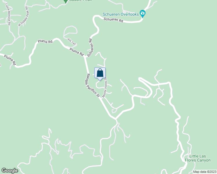 map of restaurants, bars, coffee shops, grocery stores, and more near 23316 West Bocana Street in Malibu