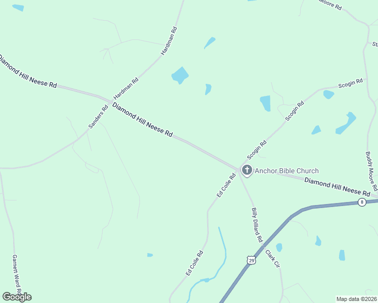 map of restaurants, bars, coffee shops, grocery stores, and more near 1001 Diamond Hill Neese Road in Hull