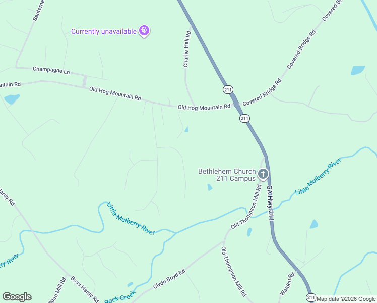 map of restaurants, bars, coffee shops, grocery stores, and more near 1124 Lexington Ridge Road in Hoschton