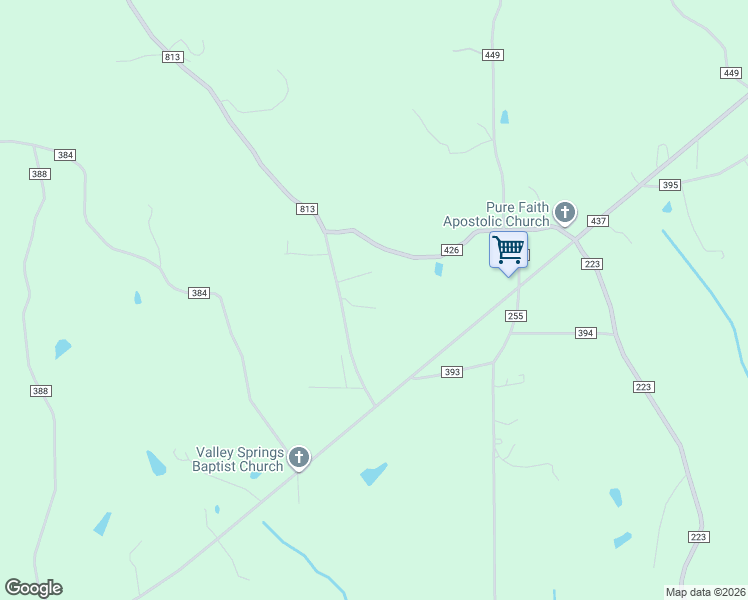 map of restaurants, bars, coffee shops, grocery stores, and more near 10425 County Road 813 in Cullman