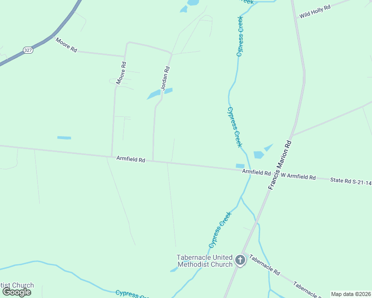 map of restaurants, bars, coffee shops, grocery stores, and more near 4809 Armfield Road in Effingham