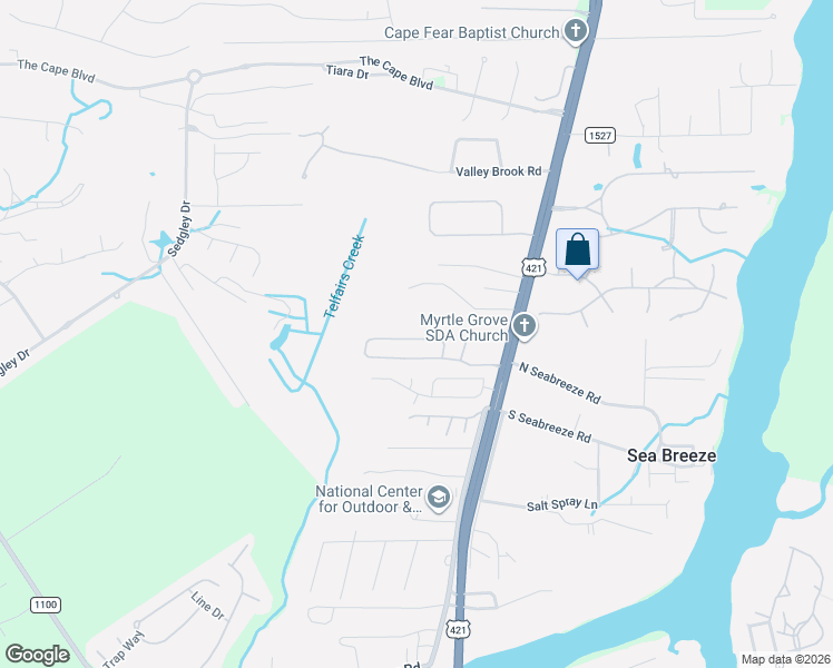 map of restaurants, bars, coffee shops, grocery stores, and more near 629 Capeside Drive in Wilmington