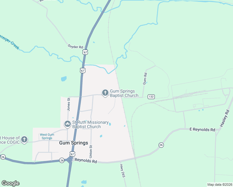 map of restaurants, bars, coffee shops, grocery stores, and more near in Gum Springs