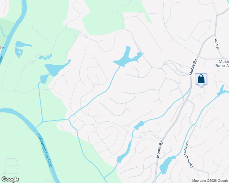 map of restaurants, bars, coffee shops, grocery stores, and more near 918 Big Horn Hollow in Suwanee