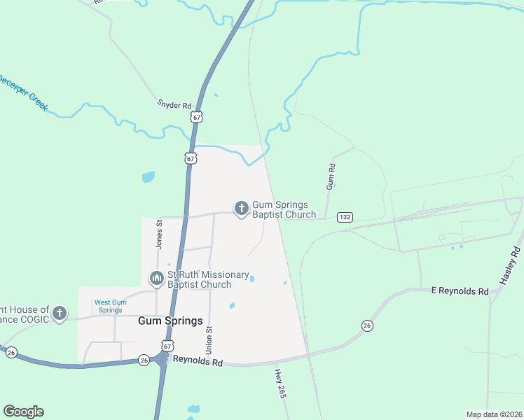 map of restaurants, bars, coffee shops, grocery stores, and more near in Gum Springs