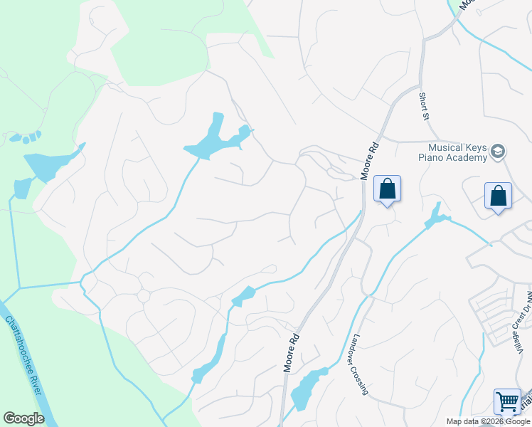 map of restaurants, bars, coffee shops, grocery stores, and more near 829 Big Horn Hollow in Suwanee