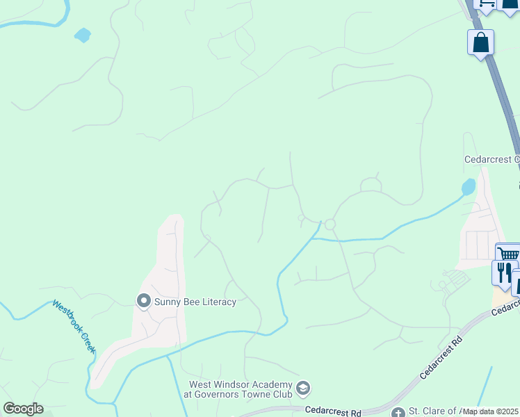 map of restaurants, bars, coffee shops, grocery stores, and more near 78 Cuthbert Lane in Acworth