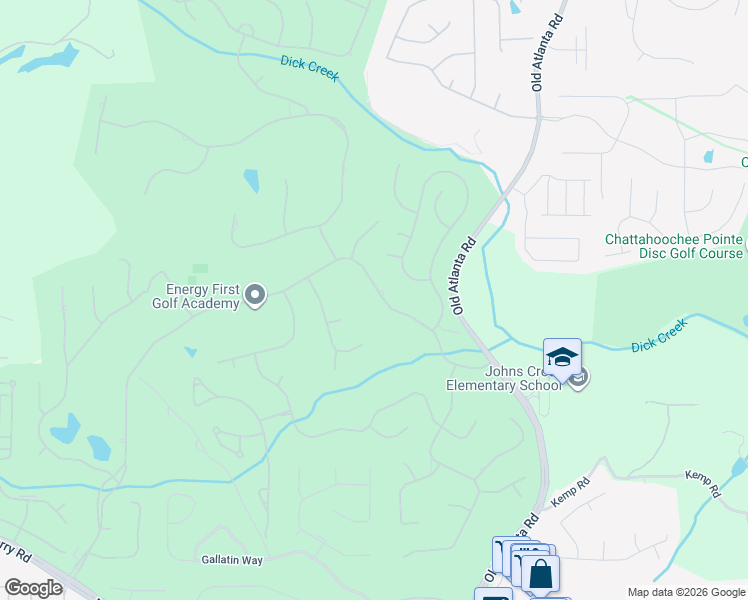 map of restaurants, bars, coffee shops, grocery stores, and more near 8150 Saint Marlo Country Club Parkway in Duluth