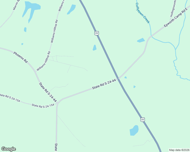 map of restaurants, bars, coffee shops, grocery stores, and more near 124 Callison Road in Ninety Six
