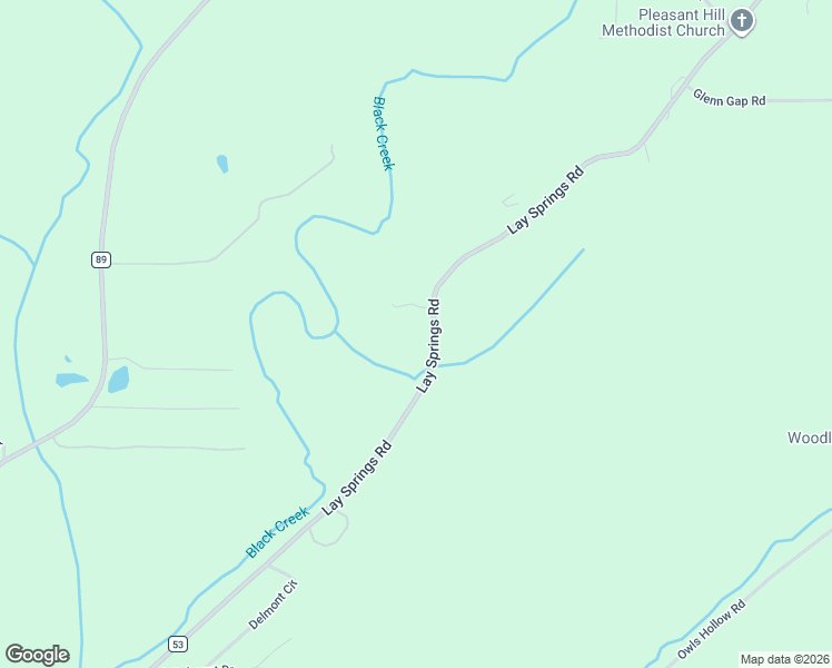 map of restaurants, bars, coffee shops, grocery stores, and more near 2900 Lay Springs Road in Gadsden