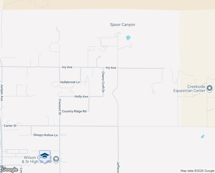 map of restaurants, bars, coffee shops, grocery stores, and more near 10223 Cherry Croft Drive in Yucaipa