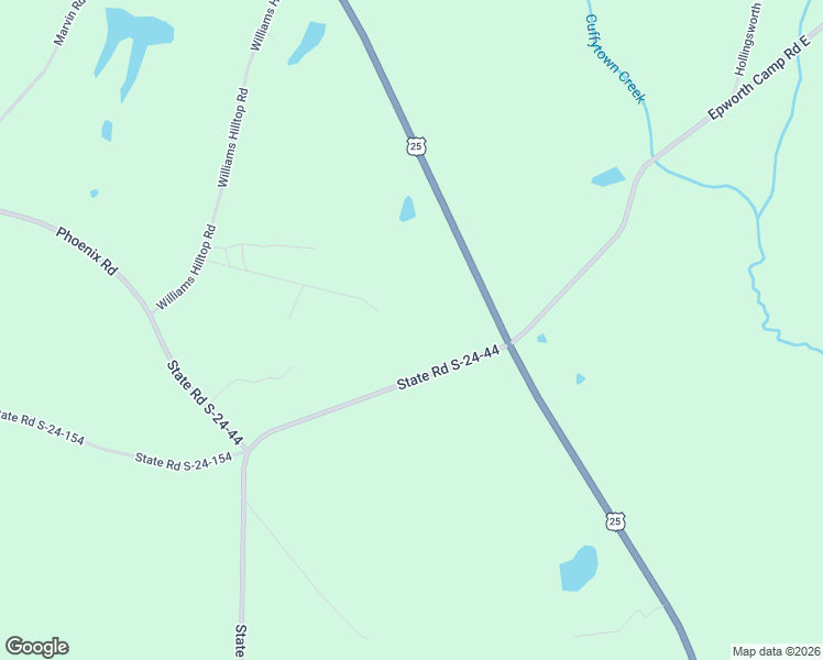 map of restaurants, bars, coffee shops, grocery stores, and more near 124 Callison Road in Ninety Six