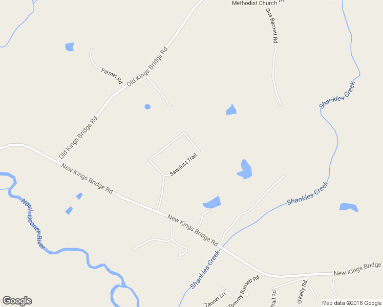 map of restaurants, bars, coffee shops, grocery stores, and more near 618 Sawdust Trail in Nicholson