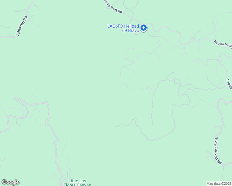 map of restaurants, bars, coffee shops, grocery stores, and more near 2195 Little Las Flores Road in Los Angeles County