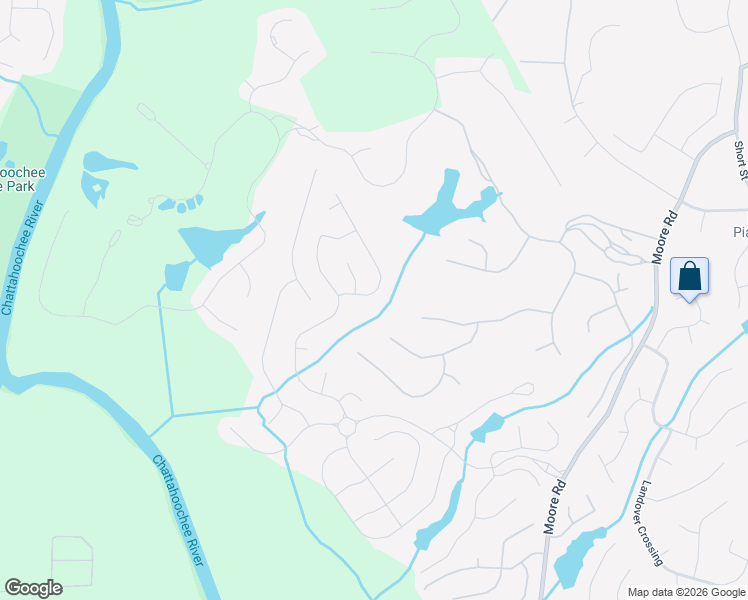 map of restaurants, bars, coffee shops, grocery stores, and more near 4755 Spring Park Circle in Suwanee