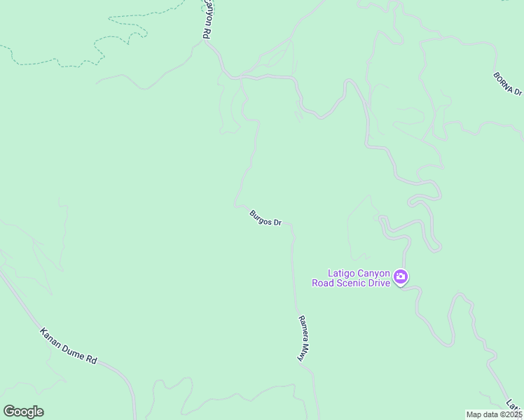 map of restaurants, bars, coffee shops, grocery stores, and more near Ramera Motorway in Malibu