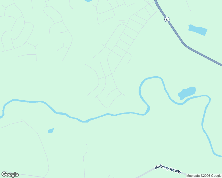 map of restaurants, bars, coffee shops, grocery stores, and more near 150 Coffee Lane in Hoschton