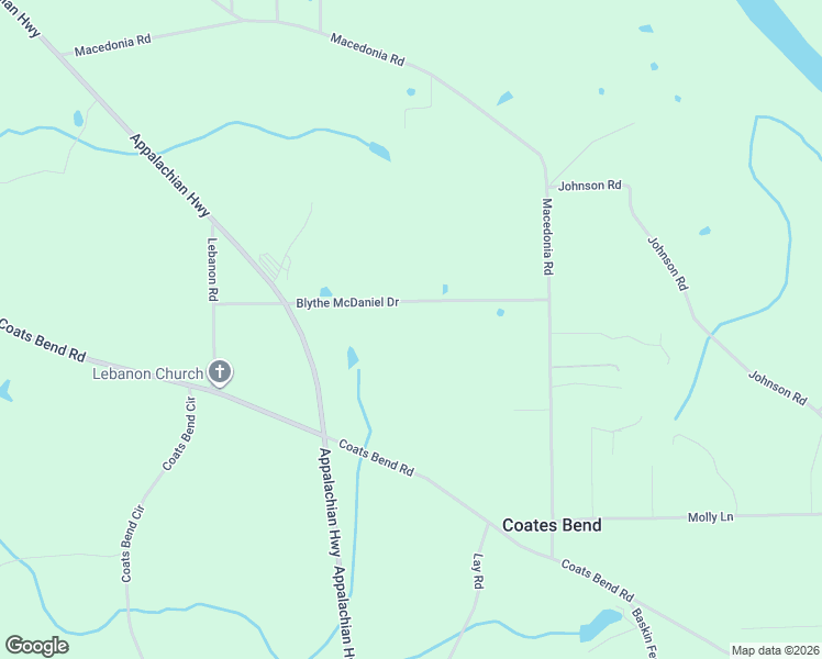 map of restaurants, bars, coffee shops, grocery stores, and more near 280 Blythe McDaniel Drive in Gadsden