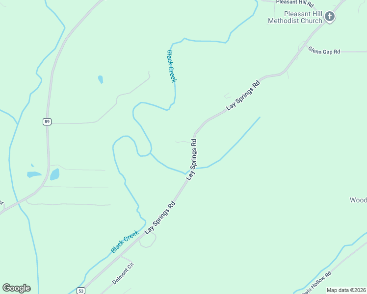 map of restaurants, bars, coffee shops, grocery stores, and more near 2900 Lay Springs Road in Gadsden