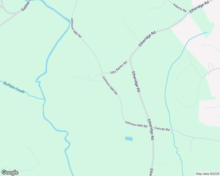 map of restaurants, bars, coffee shops, grocery stores, and more near 505 Johnson Mill Road in Jefferson