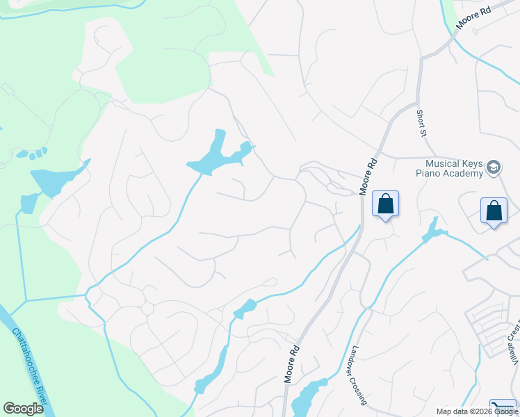 map of restaurants, bars, coffee shops, grocery stores, and more near 829 Big Horn Hollow in Suwanee