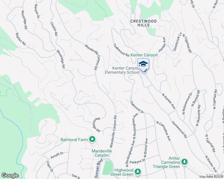 map of restaurants, bars, coffee shops, grocery stores, and more near 1887 Kimberly Lane in Los Angeles